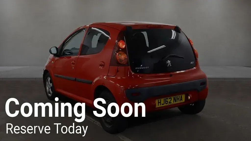 Used Peugeot 107 Allure 68 HP (50 kW) 2012 Red Hatchback