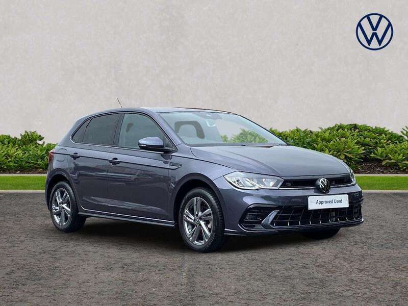 Grey New 2024 VW Polo R-line Hatchback | £22,650 (Fair price) - Image 1/4