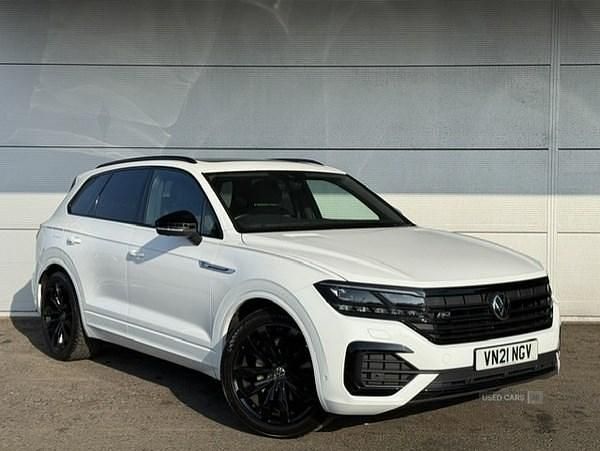 Used VW Touareg Black Edition 286 HP (210 kW) 2021 White SUV