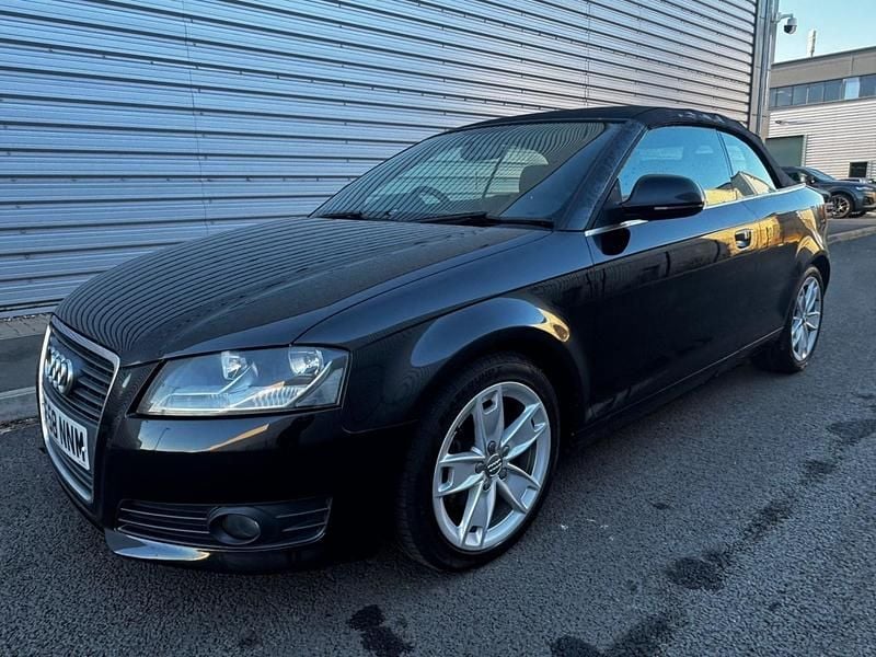 Black Used 2009 Audi A3 Cabriolet Sport Cabriolet | £3,999 (Fair price) - Image 1/4