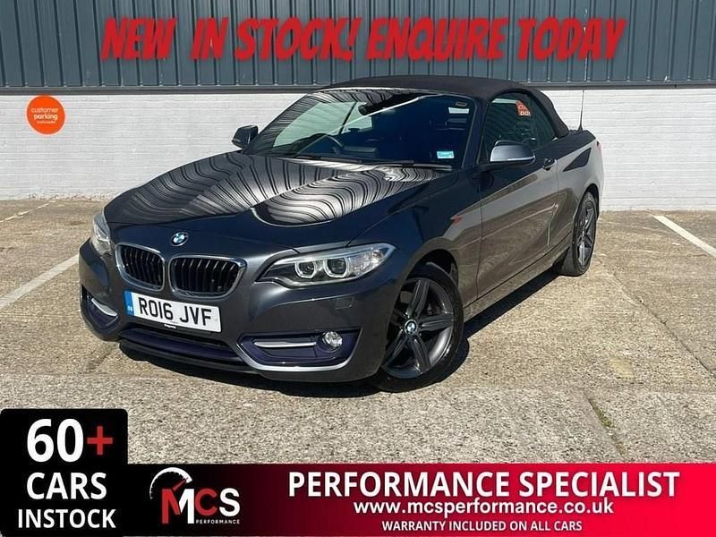 Grey Used 2015 BMW 220 Sport Line Cabriolet | £12,000 (Fair price) - Image 1/4