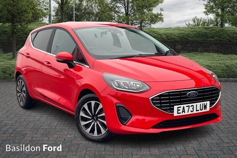 Red Used 2023 Ford Fiesta Titanium Hatchback | £14,996 (Fair price) - Image 1/4