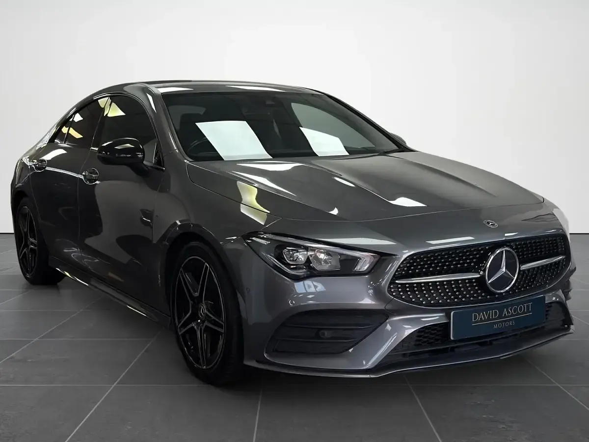Used Mercedes CLA200 AMG line 163 HP (119 kW) 2022 Grey Coupe
