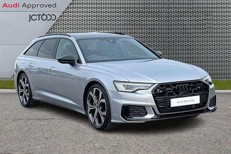 Silver Used 2025 Audi A6 Black Edition Estate | £52,000 - Image 1/4