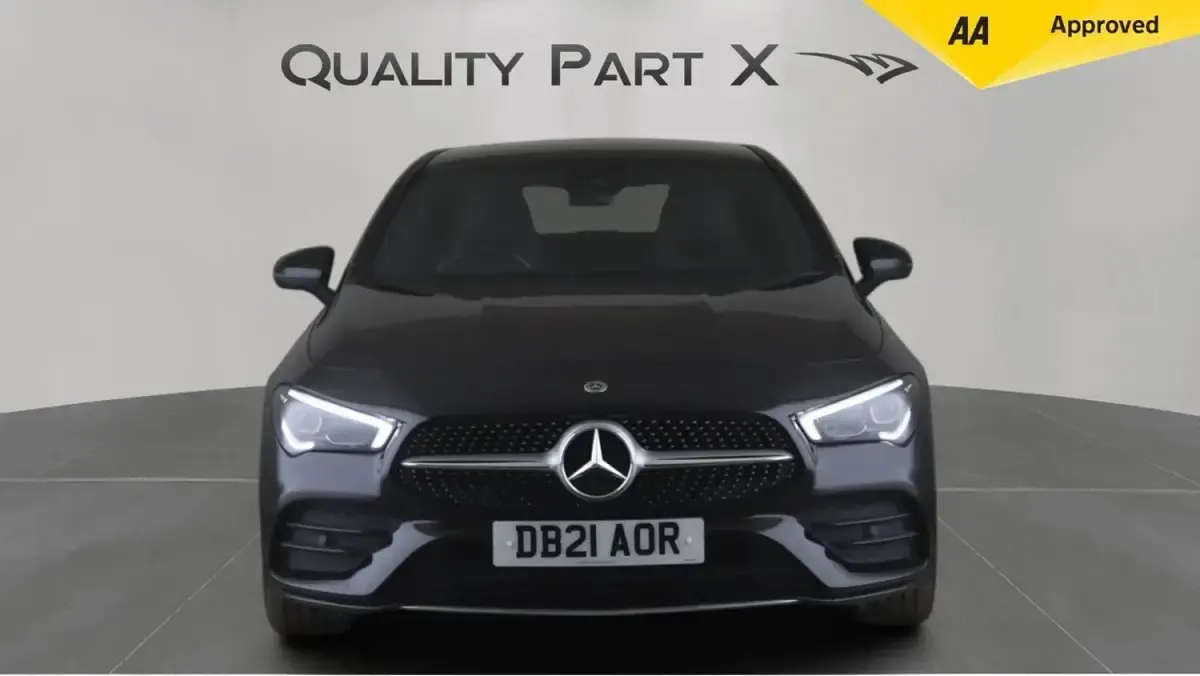 Used Mercedes CLA200 AMG line 2021 Black Coupe
