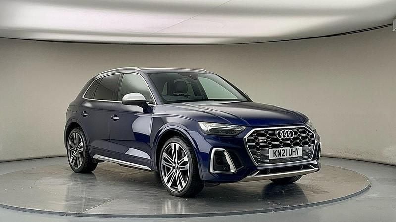 Navarra blue Used 2021 Audi SQ5 Design SUV | £31,650 (Fair price) - Image 1/4