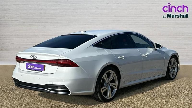 Used Audi A7 S-Line 245 HP (180 kW) 2019 White Sedan