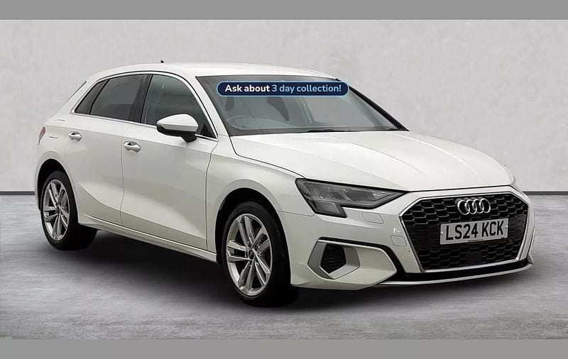 White Used 2024 Audi A3 e-tron Sport Hatchback | £23,461 (Good price) - Image 1/4