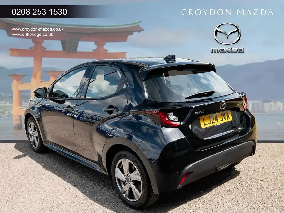 Used Mazda 2 Exclusive-Line 116 HP (85 kW) 2024 Black Hatchback