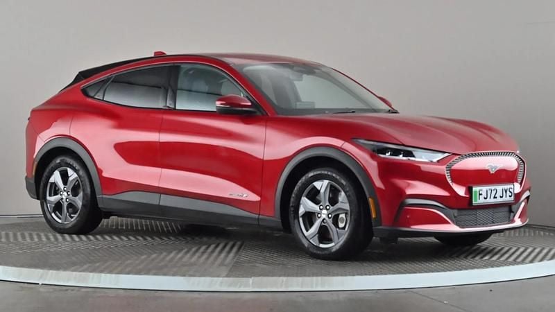 Red Used 2022 Ford Mustang Mach-E Standard Range SUV | £21,298 (Fair price) - Image 1/3