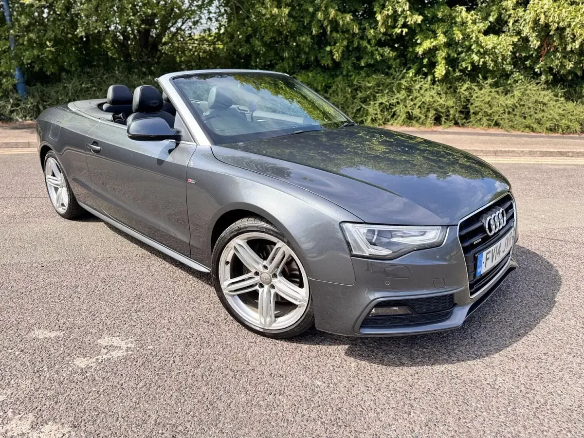 Used Audi A5 Cabriolet S-Line 2014 Grey Cabriolet