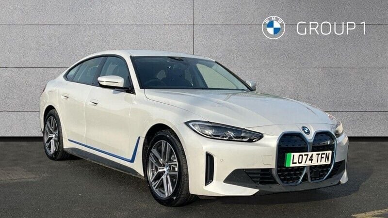 White Used 2025 BMW i4 Sport Line Sedan | £34,990 (Super price) - Image 1/4