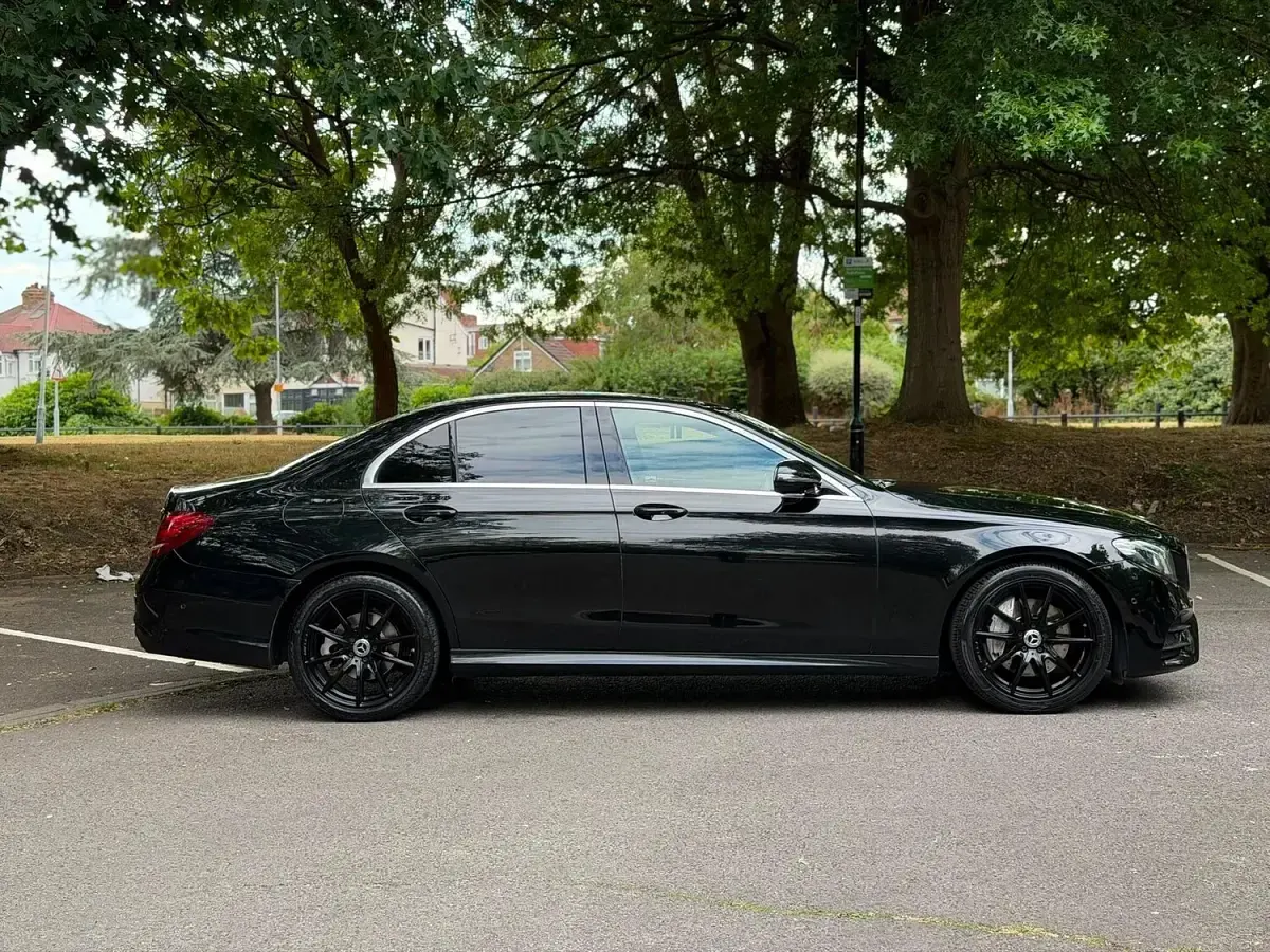 Used Mercedes E220 AMG line 2020 Black Sedan