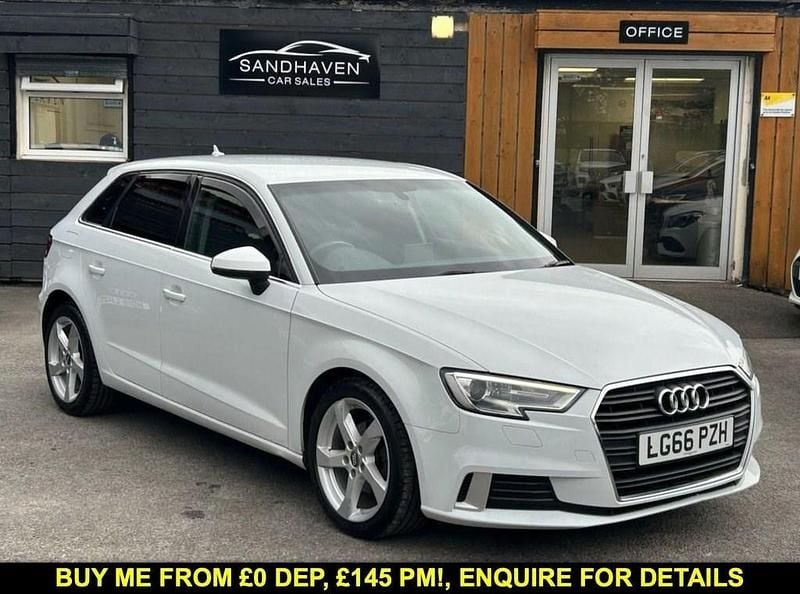 White Used 2016 Audi A3 Sportback Sport Hatchback | £8,995 (Fair price) - Image 1/4