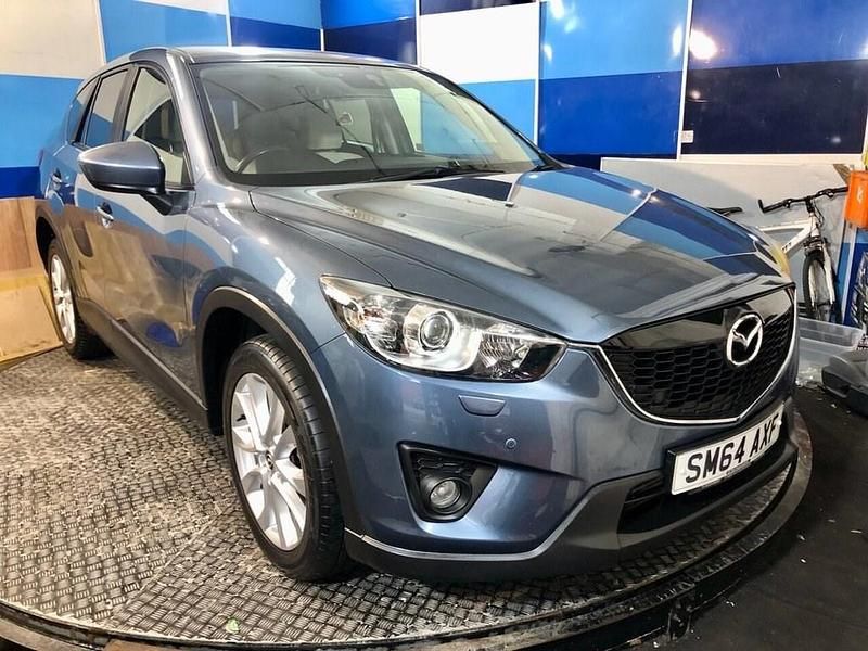 Second-hand Mazda CX-5 Inclusive 150 CP (110 kW) 2015 Albastru SUV