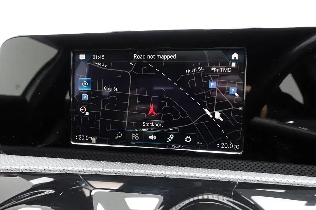Used Mercedes A200 AMG line 163 HP (119 kW) 2019 White Hatchback