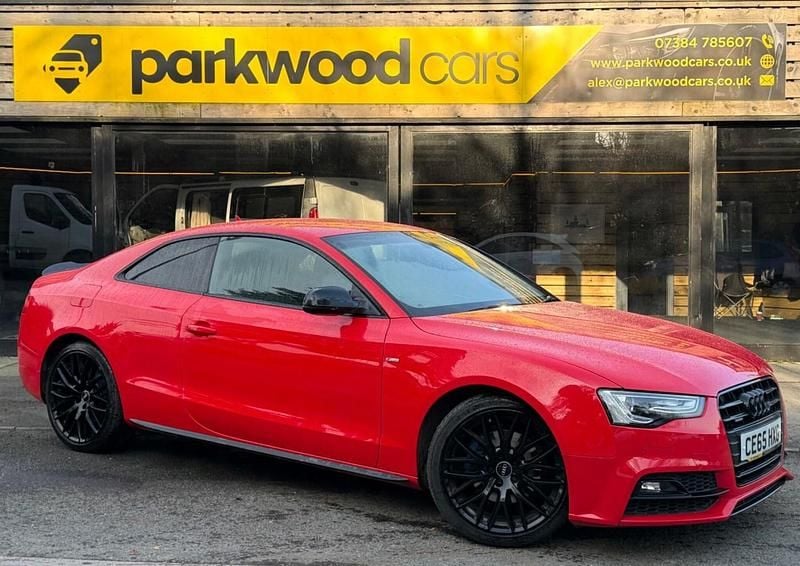 Used Audi A5 Advanced 190 HP (139 kW) 2015 Red Coupe