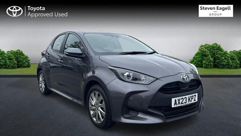Grey Used 2023 Toyota Yaris Hybrid Hatchback | £15,923 (Good price) - Image 1/4