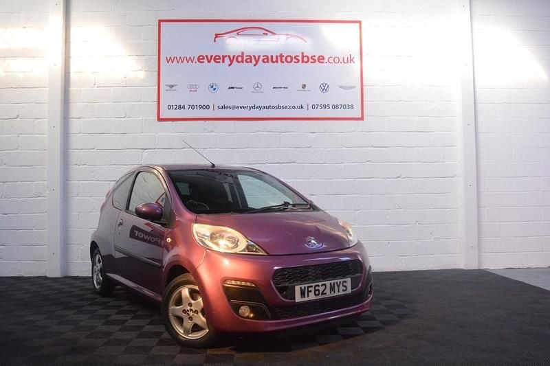 Used Peugeot 107 Allure 68 HP (50 kW) 2012 Purple Hatchback