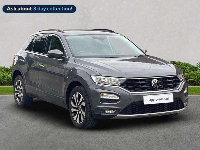 Grey Used 2021 VW T-Roc Active SUV | £18,340 (Fair price) - Image 1/4