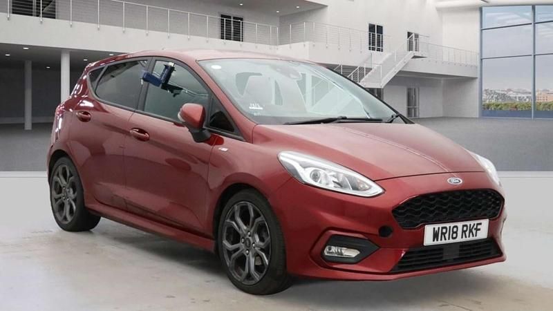 Red Used 2018 Ford Fiesta ST-Line X Hatchback | £8,395 (Fair price) - Image 1/4