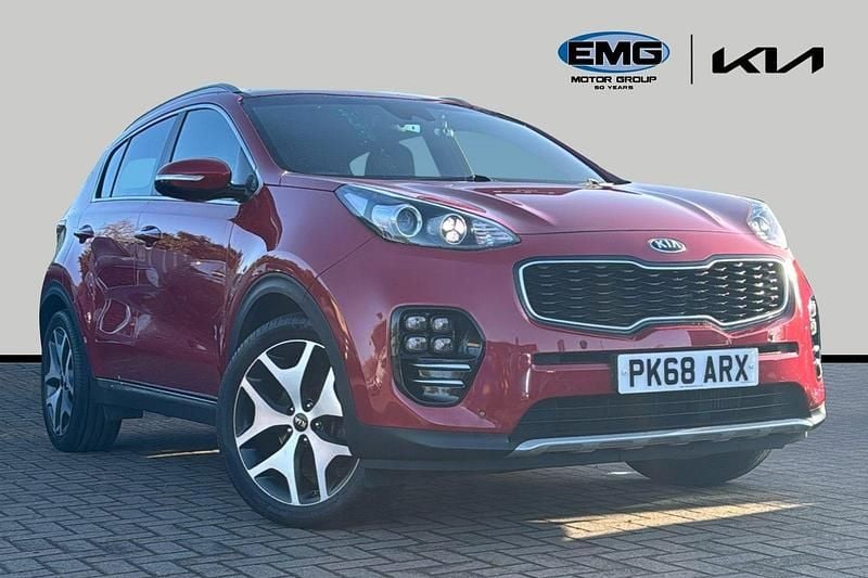 Used Kia Sportage GT-Line 114 HP (83 kW) 2018 Red SUV
