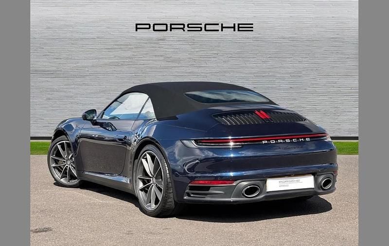 Used Porsche 911 450 HP (330 kW) 2020 Blue Cabriolet