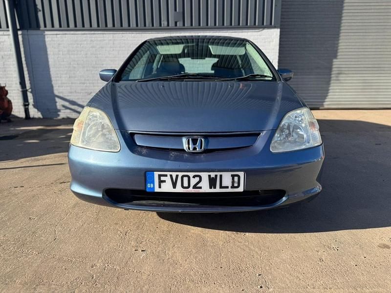 Used Honda Civic SE 2002 Blue Hatchback