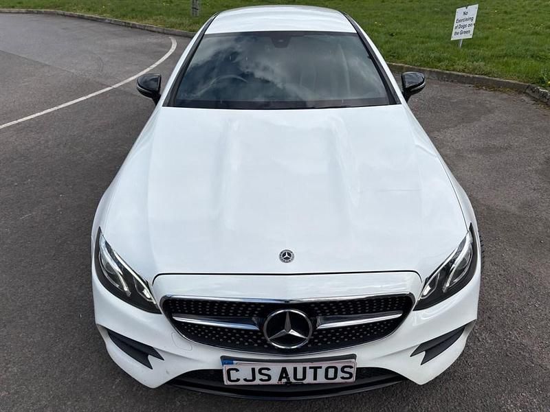 Used Mercedes E300 AMG line 2019 White Coupe