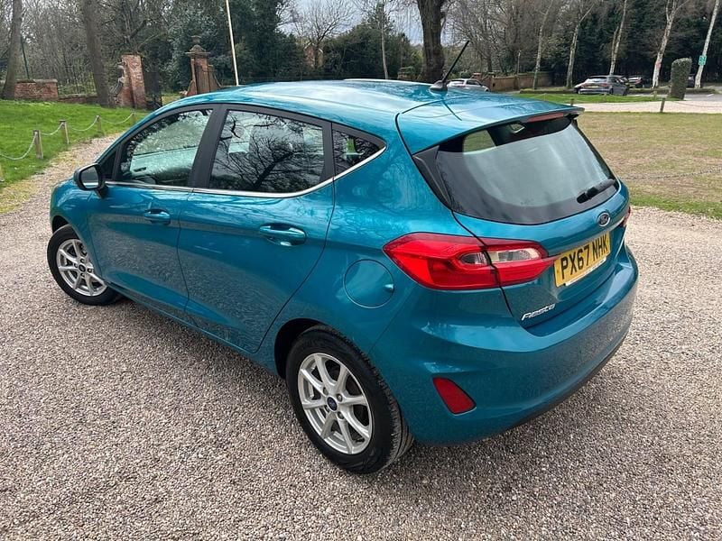 Used Ford Fiesta Zetec 2017 Blue Hatchback