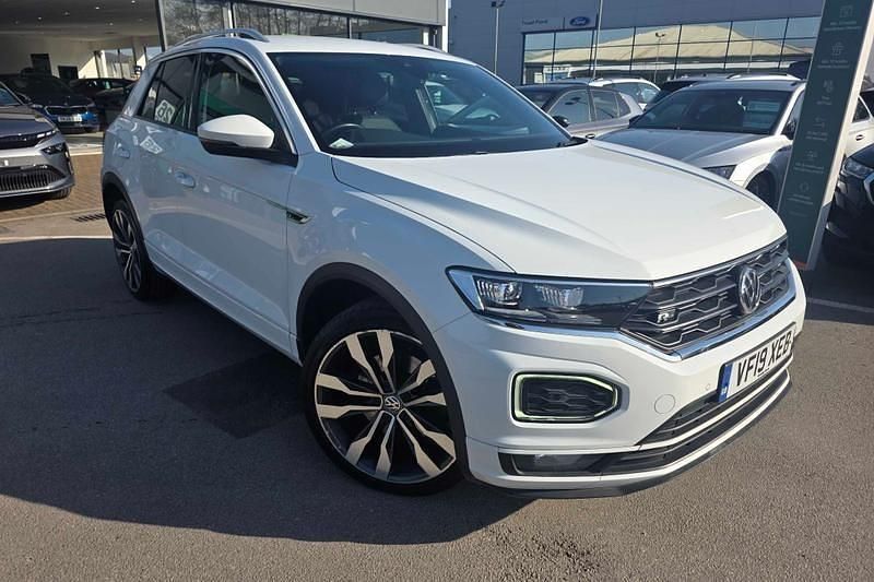 Used VW T-Roc R-line 2019 White SUV