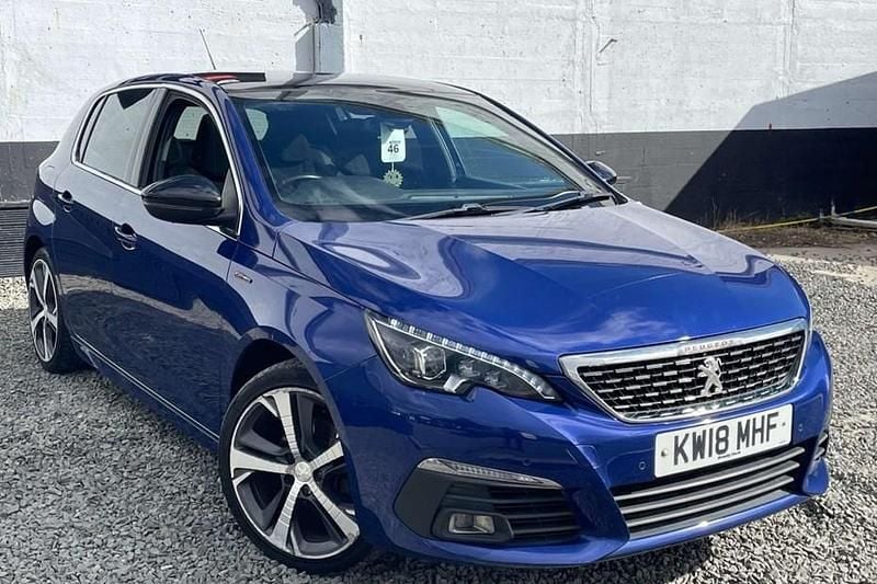 Blue Used 2018 Peugeot 308 GT-line Hatchback | £7,985 (Fair price) - Image 1/1