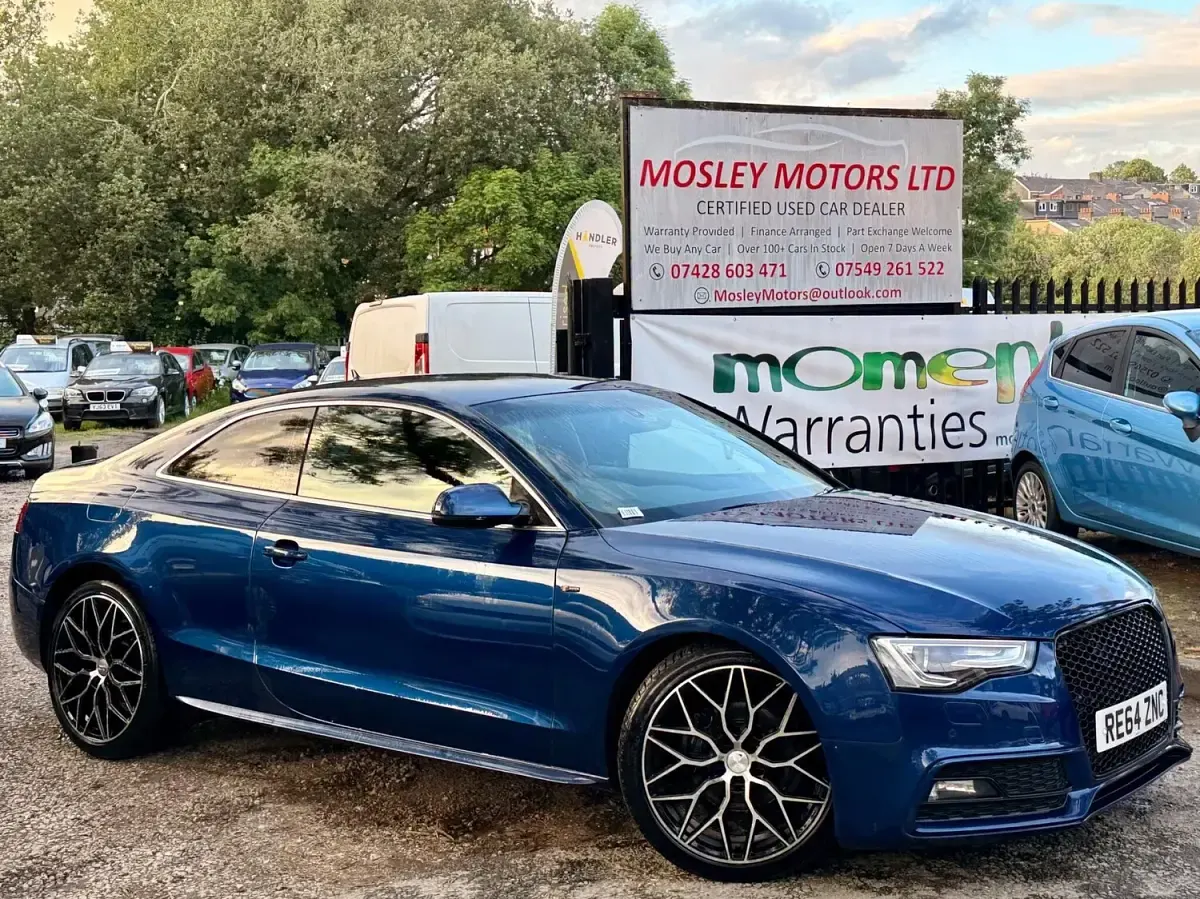 Used Audi A5 S-Line 2015 Blue Coupe