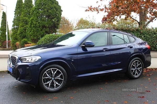 Blue Used 2022 BMW X4 M Sport SUV | £34,995 (Fair price) - Image 1/4