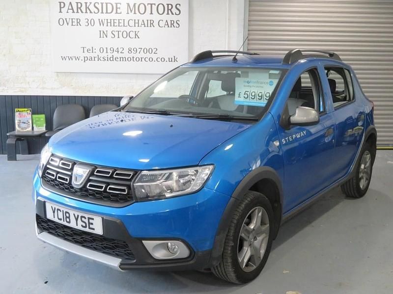 Blue Used 2018 Dacia Sandero Ambiance Hatchback | £5,850 (Fair price) - Image 1/4