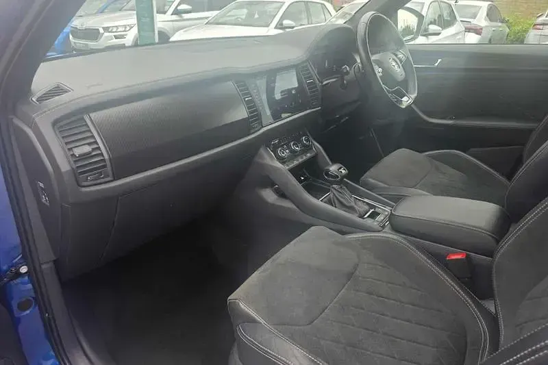 Used Skoda Kodiaq SportLine 140 HP (102 kW) 2023 Blue SUV