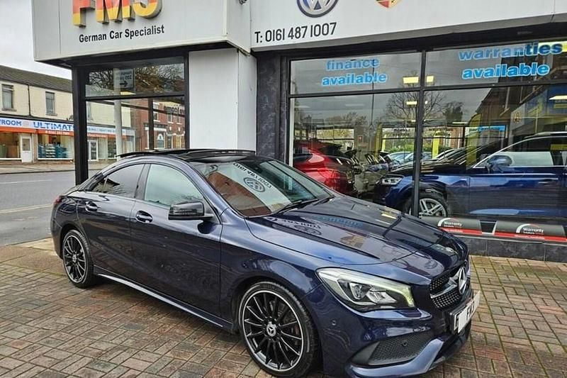 Blue Used 2018 Mercedes CLA220 AMG line Sedan | £12,995 (Fair price) - Image 1/1