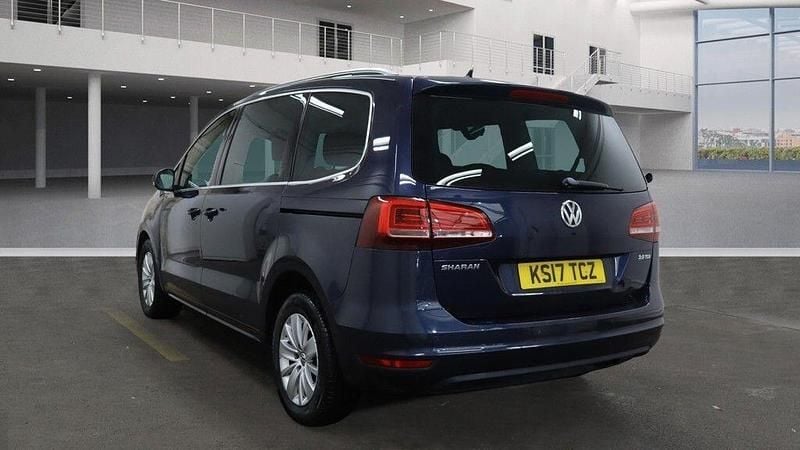 Begagnad VW Sharan SE 150 HK (110 kW) 2017 Blå Minibuss