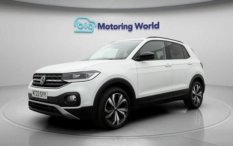 Used VW T-Cross Black Edition 110 HP (80 kW) 2023 White SUV