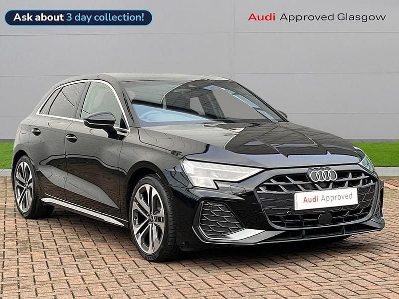 Black Used 2024 Audi A3 S-Line Hatchback | £27,347 (Fair price) - Image 1/4