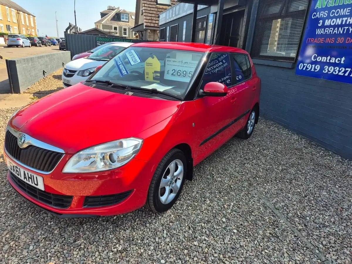 Used Skoda Fabia SE 86 HP (63 kW) 2012 Red Hatchback
