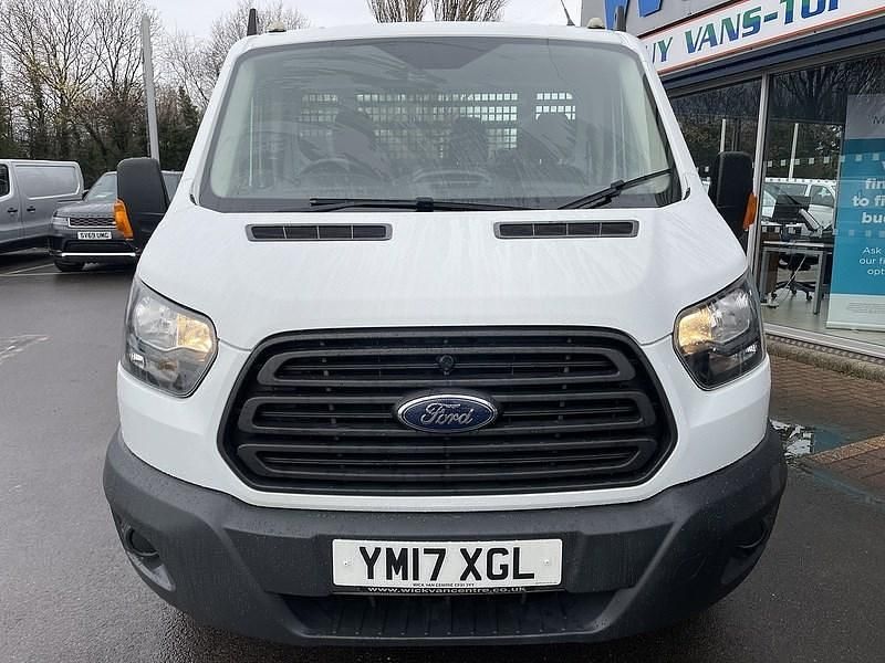 Used Ford Transit 105 HP (77 kW) 2017 White Cabriolet