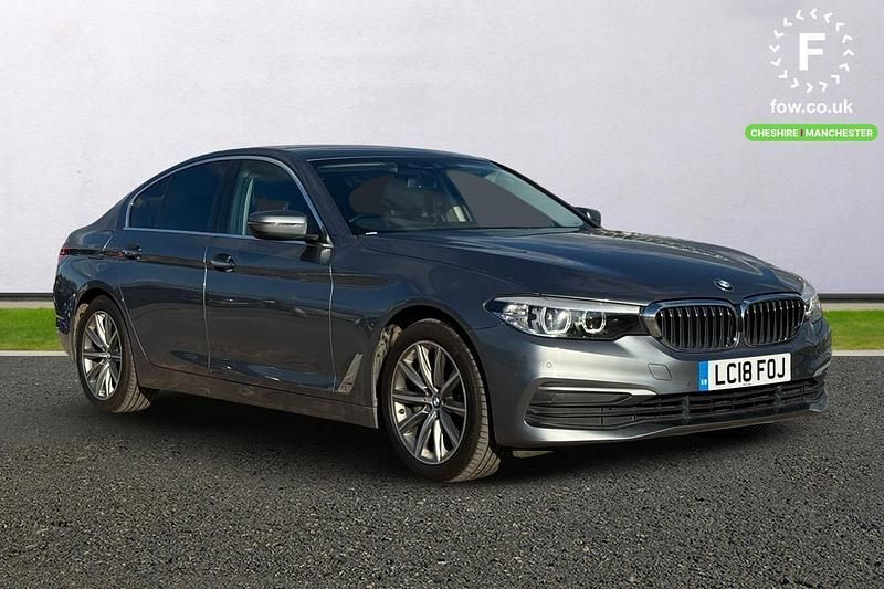 Blue Used 2018 BMW 530 Comfort Edition Sedan | £17,799 (Fair price) - Image 1/4