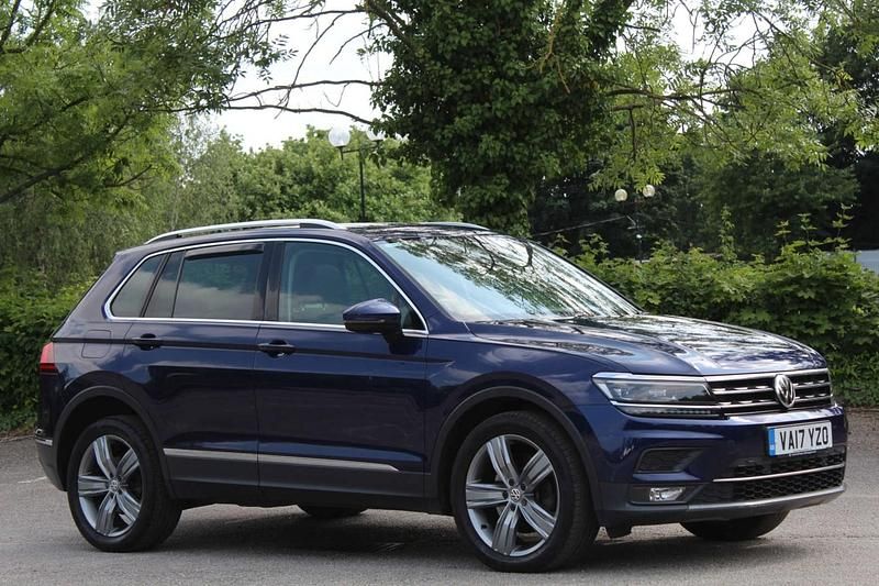 Blue Used 2017 VW Tiguan SEL SUV | £14,990 (Fair price) - Image 1/4