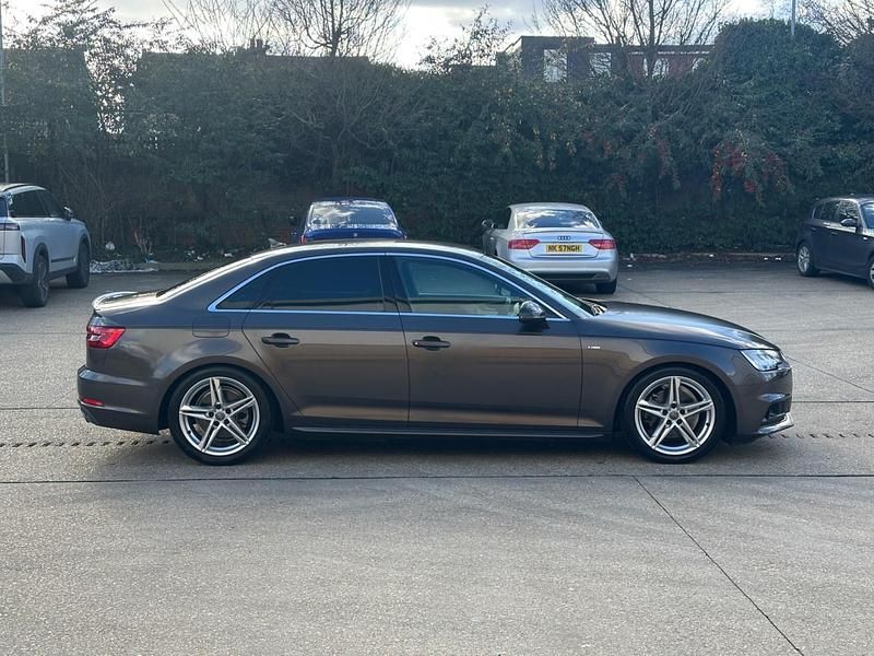 Used Audi A4 S-Line 2017 Brown Sedan