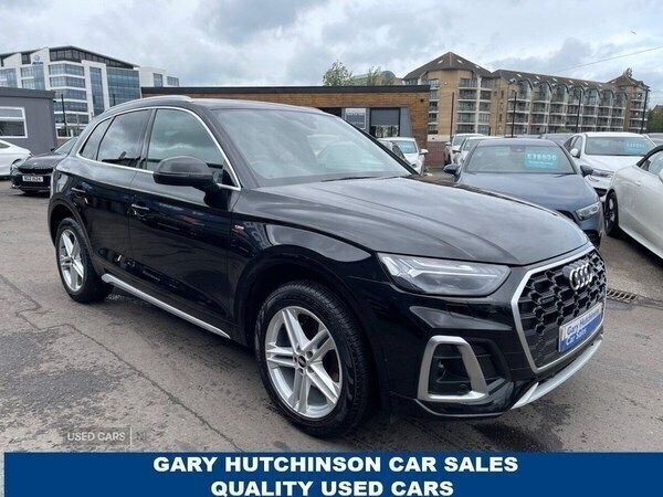 Black Used 2021 Audi Q5 S-Line SUV | £28,950 (Fair price) - Image 1/4