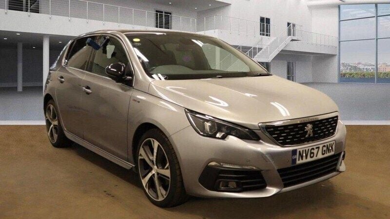 Grey Used 2017 Peugeot 308 GT-line Hatchback | £6,495 (Fair price) - Image 1/2