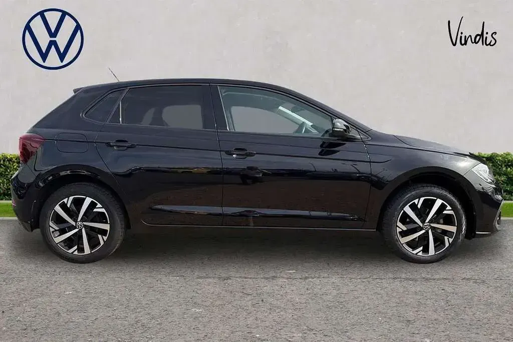Used VW Polo Match 95 HP (69 kW) 2025 Black Hatchback