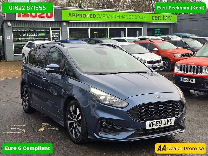 Blue Used 2019 Ford S-MAX ST-Line MPV | £20,999 (Fair price) - Image 1/4