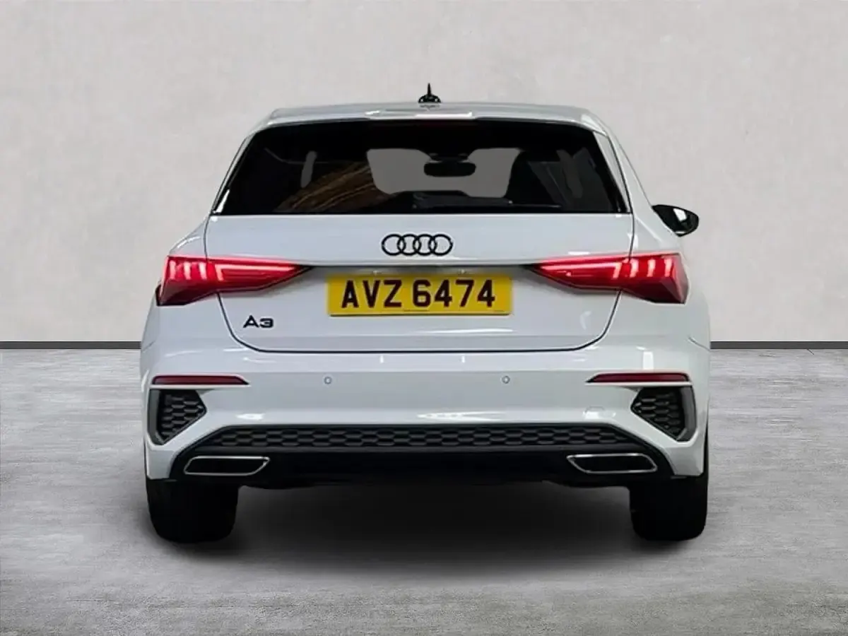 Used Audi A3 S-Line 110 HP (80 kW) 2023 White Sedan